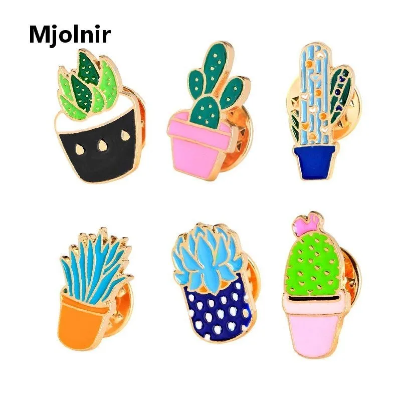 New Originality Botany Cactus Brooch Plant Suit Pot Culture Brooches Badge Enamel Pins Gift For Women Girls
New Originality Botany Cactus Brooch Plant Suit Pot Culture Brooches Badge Enamel Pins Gift For Women Girls