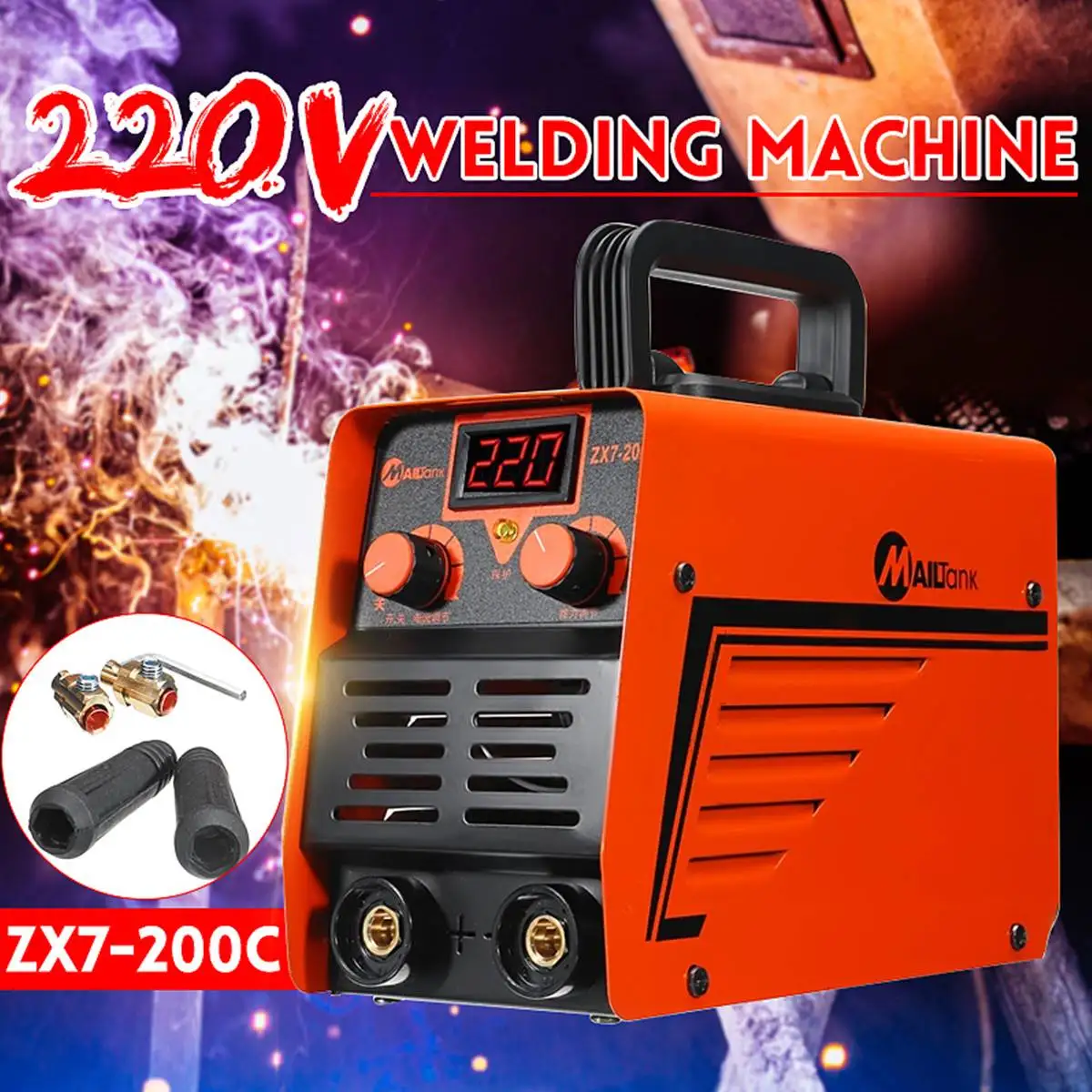 ZX7-200C Handheld IGBT Inverter MMA ARC Welding Mini Welders Machine 25-200A 220V
ZX7-200C Handheld IGBT Inverter MMA ARC Welding Mini Welders Machine 25-200A 220V