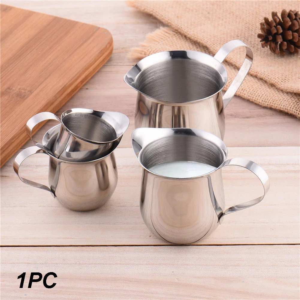 New Hot Sale Coffee Pot Mug Jug Cup Pitchers Foam Milk Container Stainless Steel Espresso
New Hot Sale Coffee Pot Mug Jug Cup Pitchers Foam Milk Container Stainless Steel Espresso