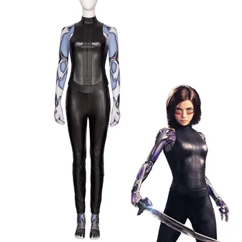 Alita Cosplay Costume Battle Angel Alita Jumpsuit Outfit Halloween Carnival For Adult Women Custom Made size 
Alita Cosplay Costume Battle Angel Alita Jumpsuit Outfit Halloween Carnival For Adult Women Custom Made size