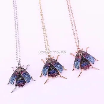 5Pcs Fashion Multicolor Micro pave CZ Bugs insect Necklace Beetles Pets Ladybugs Jewelry Pendant Necklace for Women
5Pcs Fashion Multicolor Micro pave CZ Bugs insect Necklace Beetles Pets Ladybugs Jewelry Pendant Necklace for Women