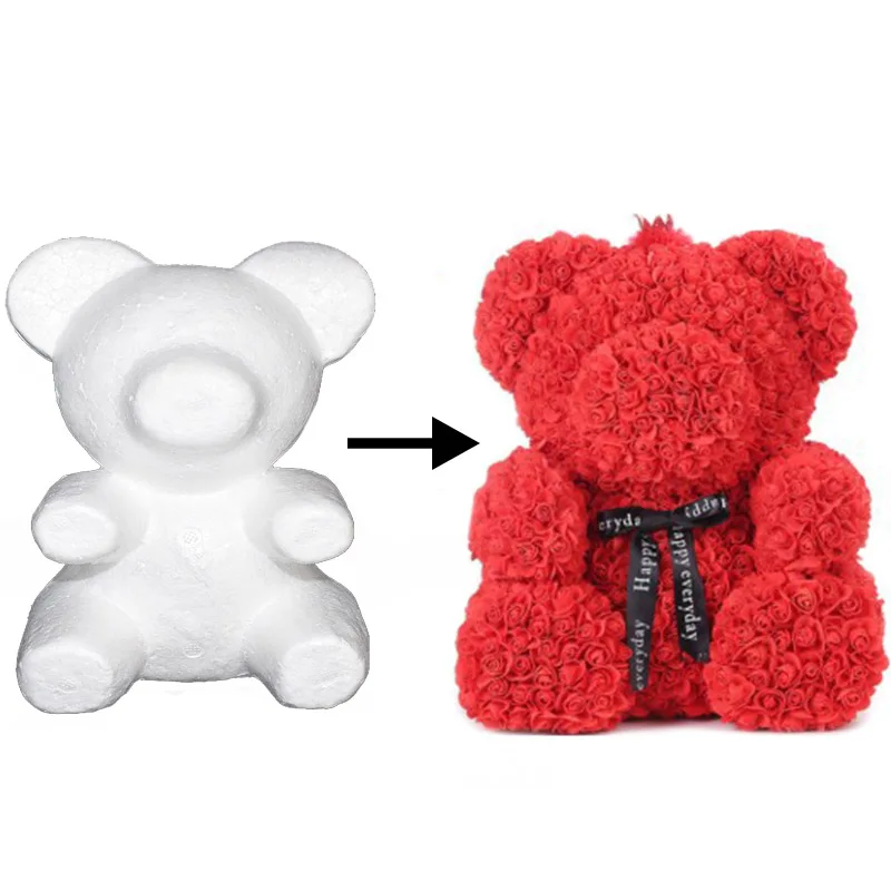 Wedding Decoration Rose Bear Foam Bear DIY Artificial Rose Flower Bear Craft Foam Balls Valentines Day Gift Wedding Supplies
Wedding Decoration Rose Bear Foam Bear DIY Artificial Rose Flower Bear Craft Foam Balls Valentines Day Gift Wedding Supplies