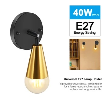 Wall Lamp Vintage Industrial Wall Light LED Retro Lamp American Country Simplicity Restaurant Living Room Decoration Light
Wall Lamp Vintage Industrial Wall Light LED Retro Lamp American Country Simplicity Restaurant Living Room Decoration Light