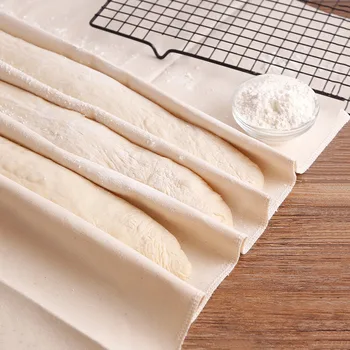 Hot 36/75cm Thick Fermented Linen Cloth Proofing Dough Bakers Pan Bread Baguette Baking Mat Pastry Baker's Couche Proofing Cloth
Hot 36/75cm Thick Fermented Linen Cloth Proofing Dough Bakers Pan Bread Baguette Baking Mat Pastry Baker's Couche Proofing Cloth