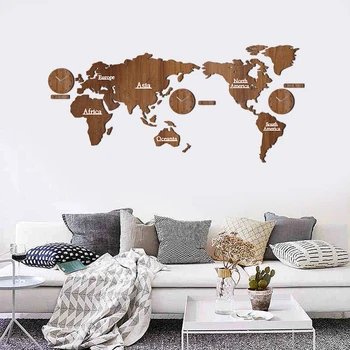 New Creative World Map Wall Clock Wooden Large Wood Watch Wall Clock Modern European Style Round Mute Relogio De Parede
New Creative World Map Wall Clock Wooden Large Wood Watch Wall Clock Modern European Style Round Mute Relogio De Parede