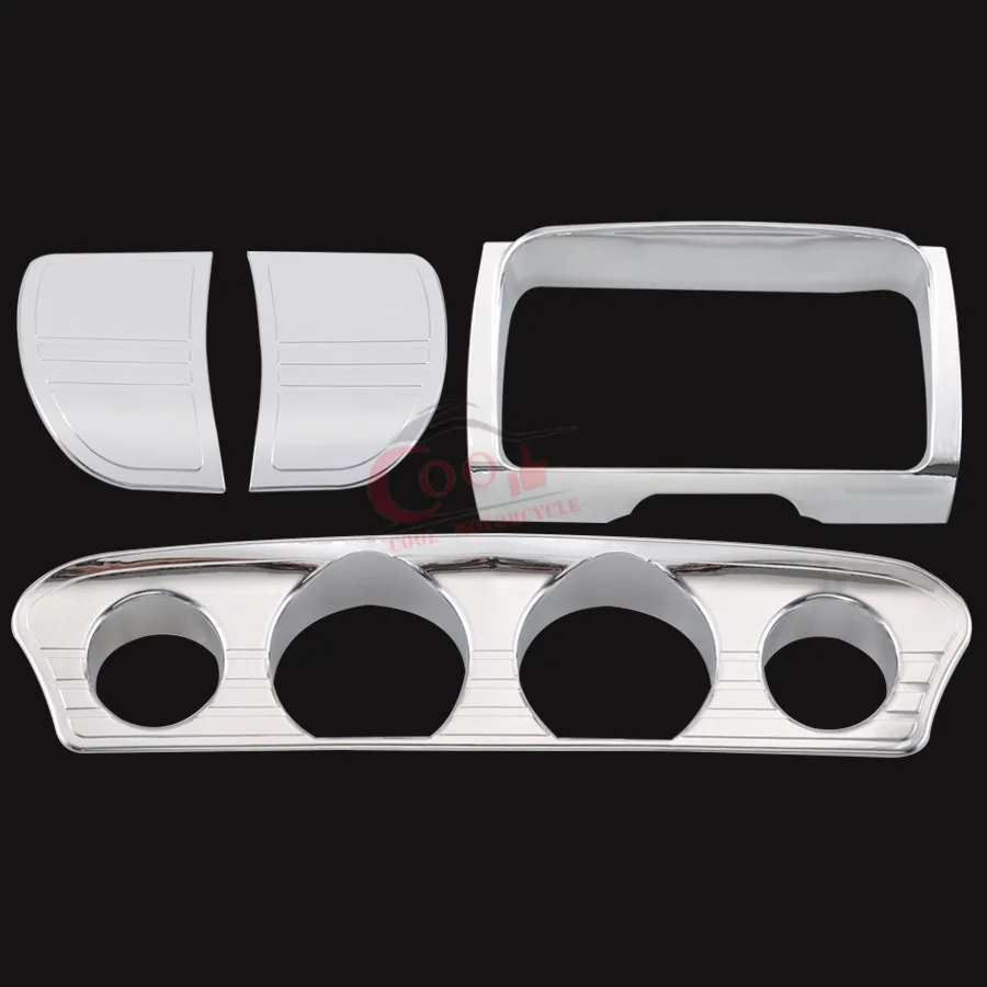 Chrome Deluxe Tri Line Stereo Trim Cover For Harley Touring Electra Glide FLHX CVO Special FLHXS 2014 2015 2016 2017 Motorcycle
Chrome Deluxe Tri Line Stereo Trim Cover For Harley Touring Electra Glide FLHX CVO Special FLHXS 2014 2015 2016 2017 Motorcycle