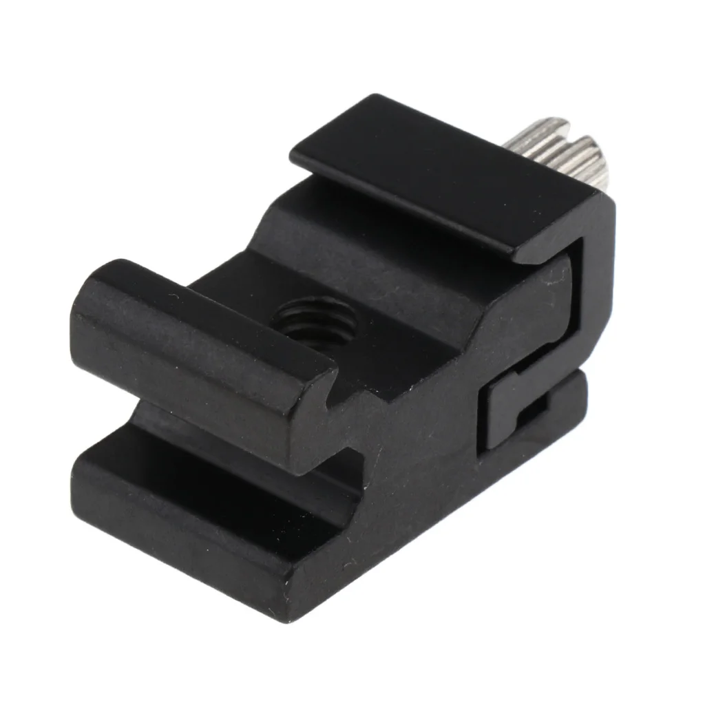 Hot Shoe Adapter 1/4'-20 Tripod Mount Holder Bracket for Flash Speedlight
Hot Shoe Adapter 1/4'-20 Tripod Mount Holder Bracket for Flash Speedlight