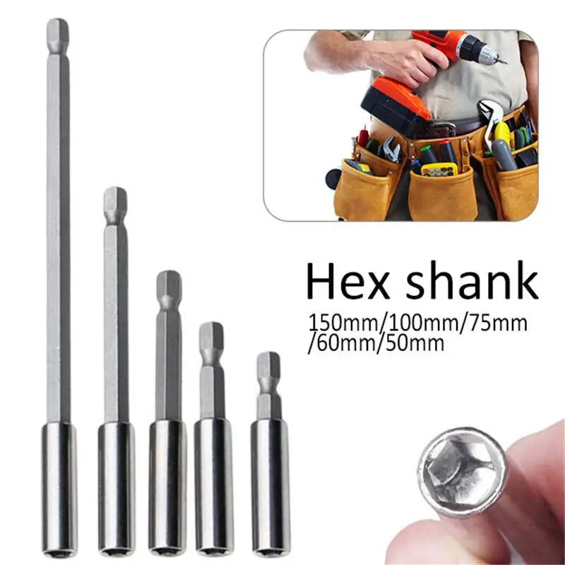 1/4" Hex Rod Shank Long Handle Screwdriver Tip Holder 1Pc Magnetic Extension Bit Set Extensions Quick Change Hand Tool Socket
1/4" Hex Rod Shank Long Handle Screwdriver Tip Holder 1Pc Magnetic Extension Bit Set Extensions Quick Change Hand Tool Socket