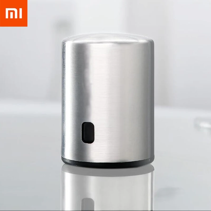 YOUPIN Circle Joy Smart Wine Stopper Stainless Steel Vacuum Memory Wine Stopper Electric Stopper Wine Corks Bar Tools
YOUPIN Circle Joy Smart Wine Stopper Stainless Steel Vacuum Memory Wine Stopper Electric Stopper Wine Corks Bar Tools