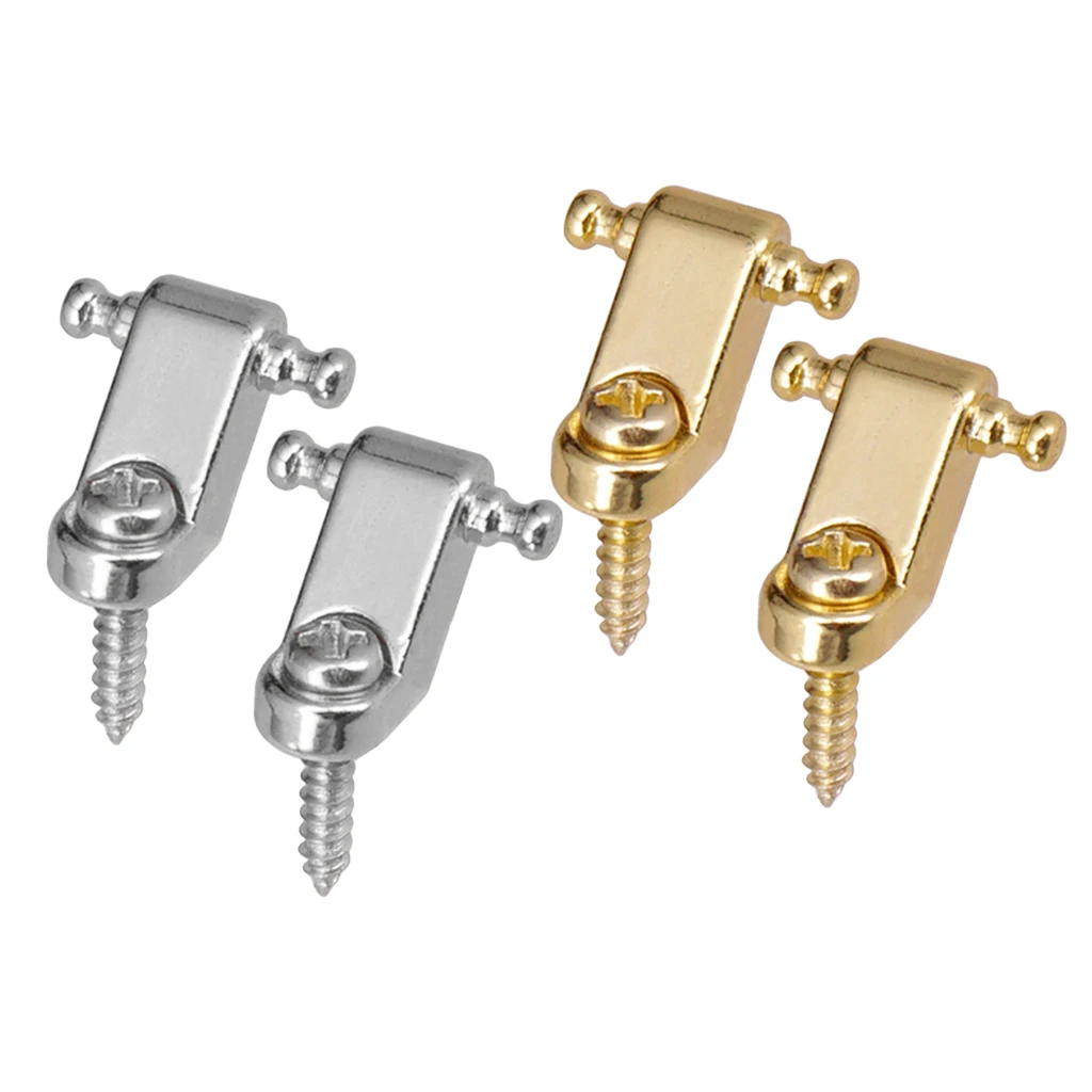 4 Pieces Iron Roller String Trees String Retainer Mounting Tree Guide with Screws for Electric Guitar Parts Gold+Silver
4 Pieces Iron Roller String Trees String Retainer Mounting Tree Guide with Screws for Electric Guitar Parts Gold+Silver