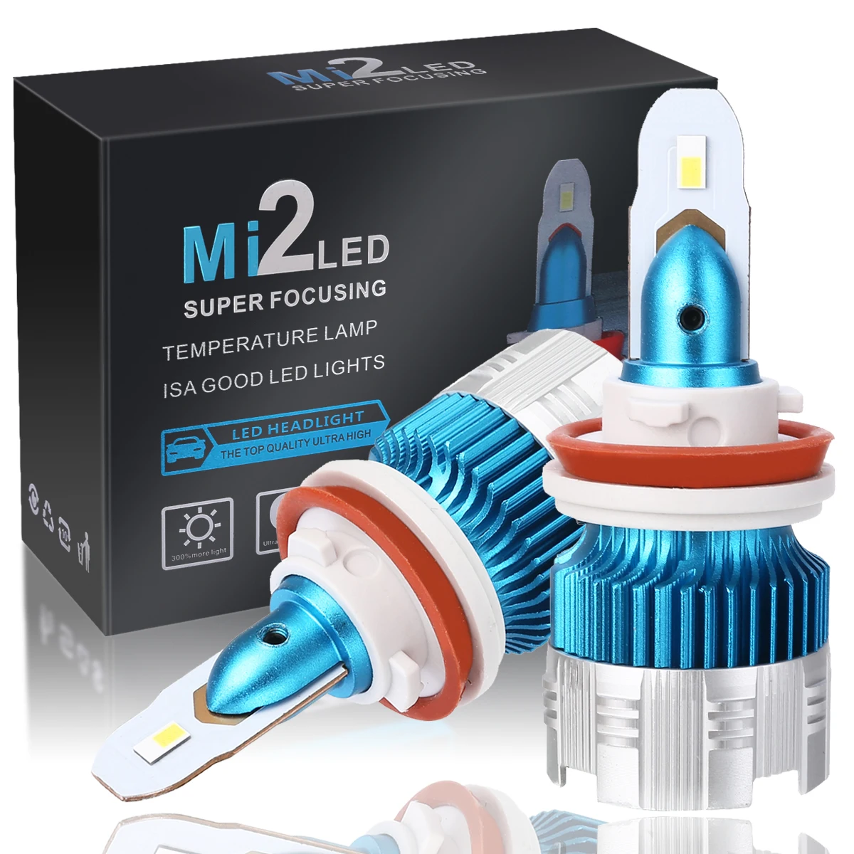 New Pair H11 60W LED Headlight High Brightness Auto Car Head Lamp Bulb 6500K 3000LM Waterproof FOR Car Light Source
New Pair H11 60W LED Headlight High Brightness Auto Car Head Lamp Bulb 6500K 3000LM Waterproof FOR Car Light Source