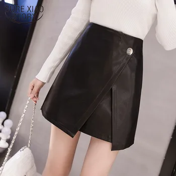 New 2019 PU leather skirts female black high waist women sexy short skirt Highstreet Fashion womens A-Line Mini skirts 1922 50
New 2019 PU leather skirts female black high waist women sexy short skirt Highstreet Fashion womens A-Line Mini skirts 1922 50