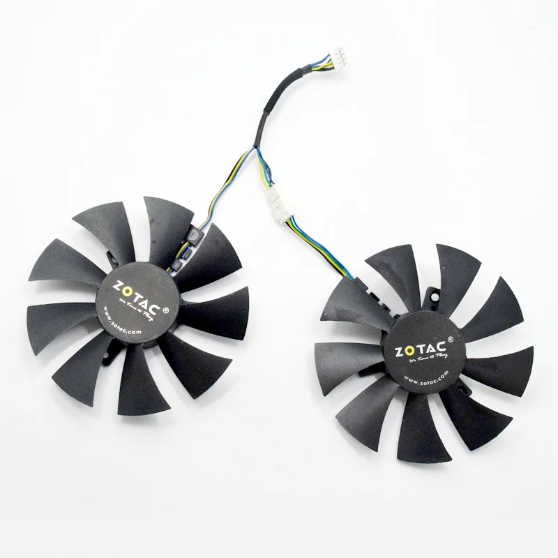 2Pcs/Lot New 85mm GFY09010E12SPA GA91S2H 4Pin Cooler Fan Replacement For ZOTAC GTX1060 6GB GTX 1070 Mini Graphics Card Cooling
2Pcs/Lot New 85mm GFY09010E12SPA GA91S2H 4Pin Cooler Fan Replacement For ZOTAC GTX1060 6GB GTX 1070 Mini Graphics Card Cooling