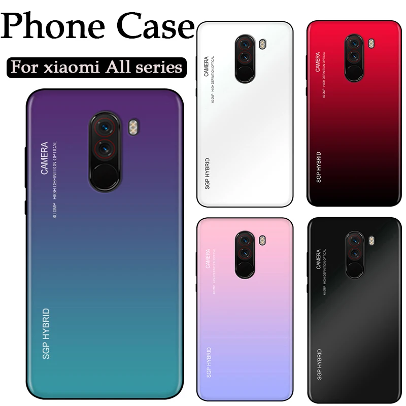 Gradient Tempered Glass Case Pocophone F1 Case for Xiaomi Redmi Note 6 Pro Redmi6 Mi A2 Lite MiA2 6X Mi6 Pocofone Little F 1 x6
Gradient Tempered Glass Case Pocophone F1 Case for Xiaomi Redmi Note 6 Pro Redmi6 Mi A2 Lite MiA2 6X Mi6 Pocofone Little F 1 x6