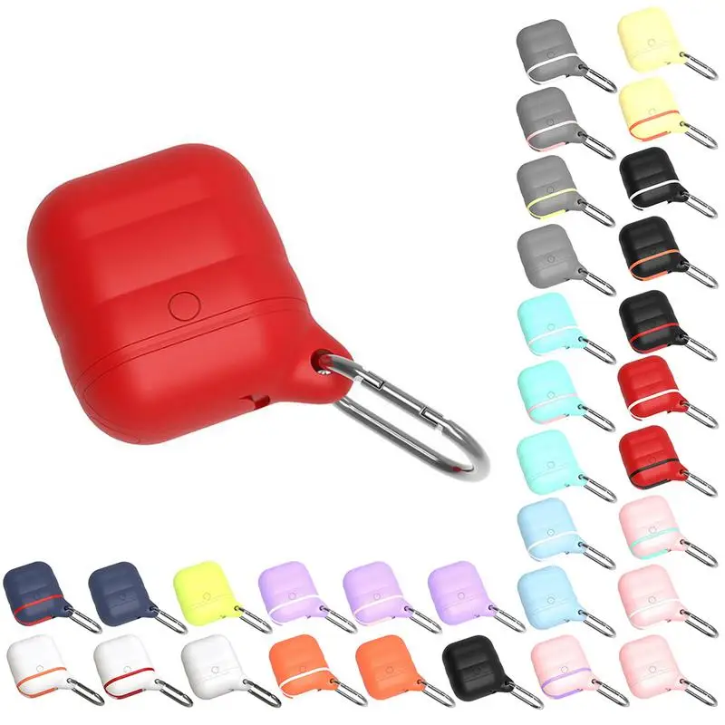 Earphone Case Universal Silicone Waterproof Protective Cover Earphone Charging Box Anti-Drop Storage Cover For Airpods I9S Apple
Earphone Case Universal Silicone Waterproof Protective Cover Earphone Charging Box Anti-Drop Storage Cover For Airpods I9S Apple
