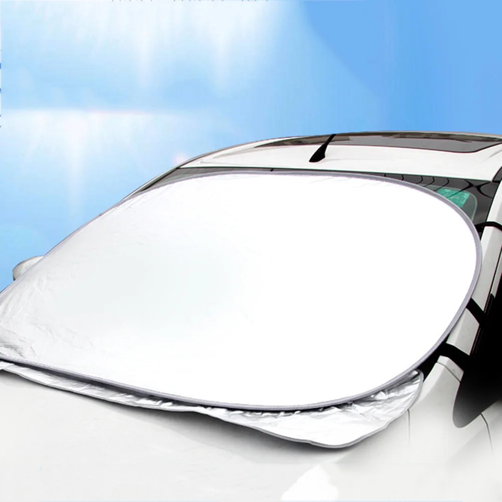106 X 155cm Car Sun Shade Cover Sunscreen Visor Block And Snowproof Design With Anti-Theft Windproof Buckle Car Cover
106 X 155cm Car Sun Shade Cover Sunscreen Visor Block And Snowproof Design With Anti-Theft Windproof Buckle Car Cover