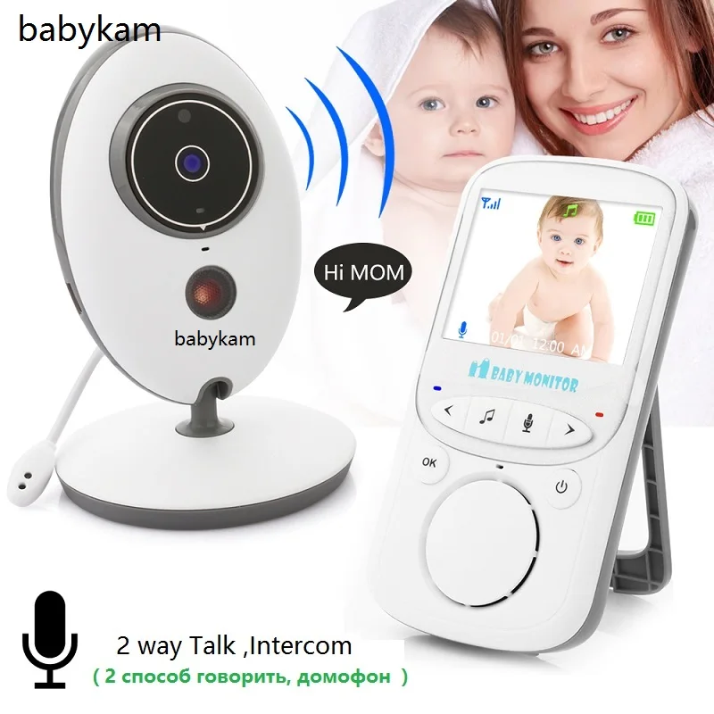 605 wireless nanny wireless Russian Menu 2.4 inch TFT LCD IR Night Vision Baby Intercom Temperature monitor 8 Lullabies
605 wireless nanny wireless Russian Menu 2.4 inch TFT LCD IR Night Vision Baby Intercom Temperature monitor 8 Lullabies