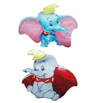 PGY Dumbo elephant Cartoon Iron on Sequined Patches Clothing diy Embroidered badges Sew-On Applique Patchworks free shipping
PGY Dumbo elephant Cartoon Iron on Sequined Patches Clothing diy Embroidered badges Sew-On Applique Patchworks free shipping