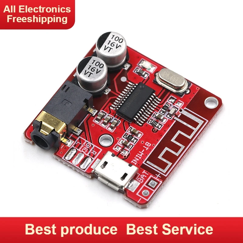 MP3 Bluetooth Decoder Board Lossless Car Speaker Audio Amplifier Board Modified Bluetooth 4.1 Circuit Stereo Receiver Module 5V
MP3 Bluetooth Decoder Board Lossless Car Speaker Audio Amplifier Board Modified Bluetooth 4.1 Circuit Stereo Receiver Module 5V