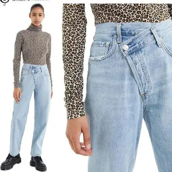 2019 Boyfriend Jeans For Women Irregular Jeans Light Blue Straight Pants Loose Streetwear Denim Jeans Womens
2019 Boyfriend Jeans For Women Irregular Jeans Light Blue Straight Pants Loose Streetwear Denim Jeans Womens