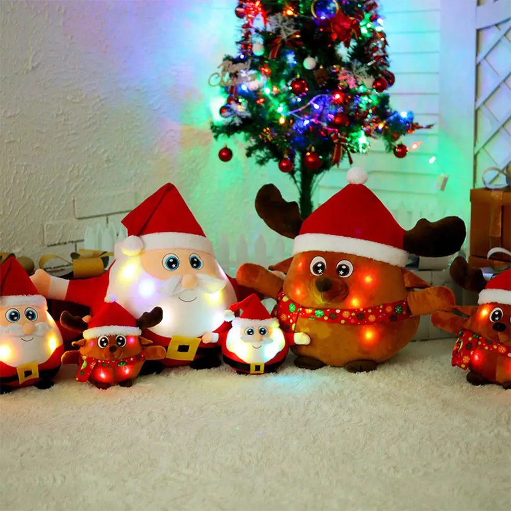 LeadingStar Children Santa Claus / Elk Dolls Glow Light Singing Stuffed Toys Christmas Gifts
LeadingStar Children Santa Claus / Elk Dolls Glow Light Singing Stuffed Toys Christmas Gifts