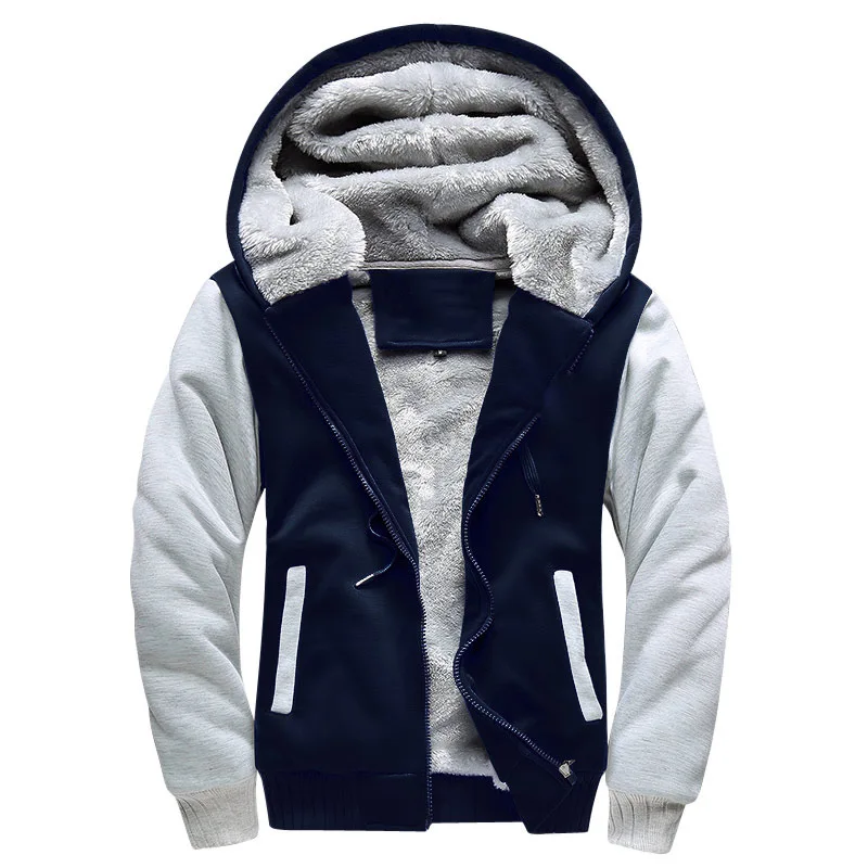 2018 Winter Men Sweatshirt Thicken Fur Lined Warm Streetwear Coats Hoodies Zip Up Closure Plus Size Patchwork Hip Hop Hoodie
2018 Winter Men Sweatshirt Thicken Fur Lined Warm Streetwear Coats Hoodies Zip Up Closure Plus Size Patchwork Hip Hop Hoodie
