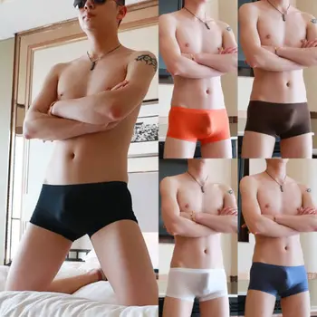 Men Sheer Mesh Panties Boxers Comfy Breathable Seamless Underwear Ice Silk Boxer Briefs Shorts Underpants
Men Sheer Mesh Panties Boxers Comfy Breathable Seamless Underwear Ice Silk Boxer Briefs Shorts Underpants