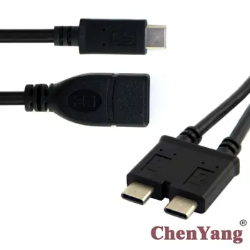 CY 10pcs/lot USB 3.1 Type-C to USB-C Dual Cable & USB 3.0 Female OTG Data Cable for New 13 inch Laptop Pro
CY 10pcs/lot USB 3.1 Type-C to USB-C Dual Cable & USB 3.0 Female OTG Data Cable for New 13 inch Laptop Pro