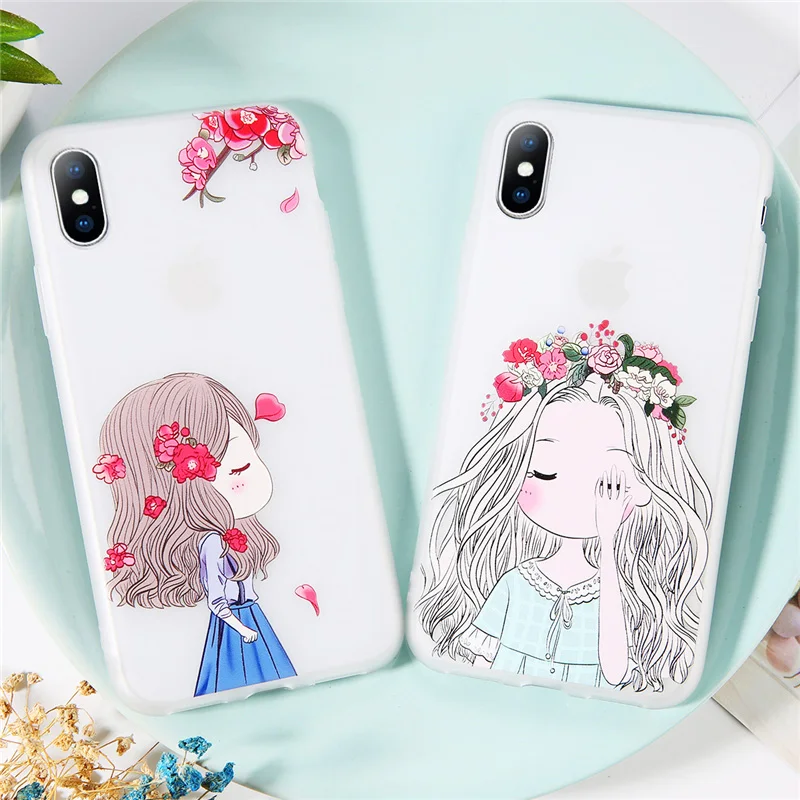 Lovebay Phone Case For iPhone 6 6s 7 8 Plus X XR XS Max 5 5s SE Fashion Cartoon Beautiful Girl Flower Soft TPU For iPhone X Case
Lovebay Phone Case For iPhone 6 6s 7 8 Plus X XR XS Max 5 5s SE Fashion Cartoon Beautiful Girl Flower Soft TPU For iPhone X Case