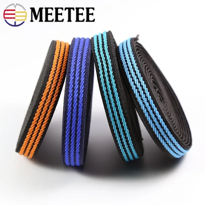 5Meters 11mm Stripe Elastic Band Belt Clothing Shoes Pants Rubber Bands Skirt Waist Decor Webbings DIY Garment Accessories
5Meters 11mm Stripe Elastic Band Belt Clothing Shoes Pants Rubber Bands Skirt Waist Decor Webbings DIY Garment Accessories