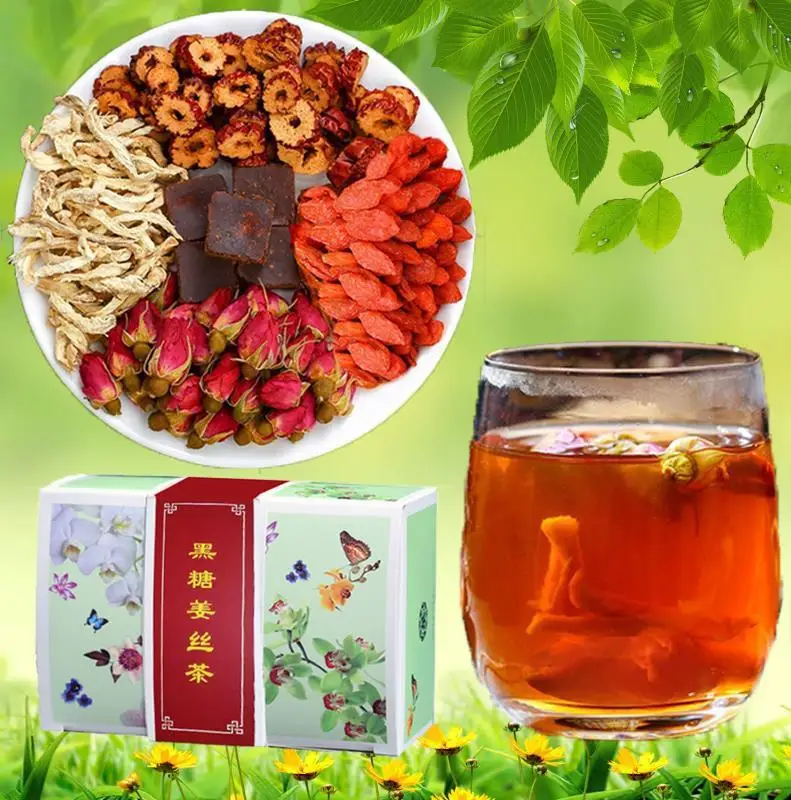 10pcs Brown Sugar Ginger Tea Red Dates Chinese Wolfberry Goji Rose Ginger Herbal Green Health Tea Organic Flower Tea For Women
10pcs Brown Sugar Ginger Tea Red Dates Chinese Wolfberry Goji Rose Ginger Herbal Green Health Tea Organic Flower Tea For Women