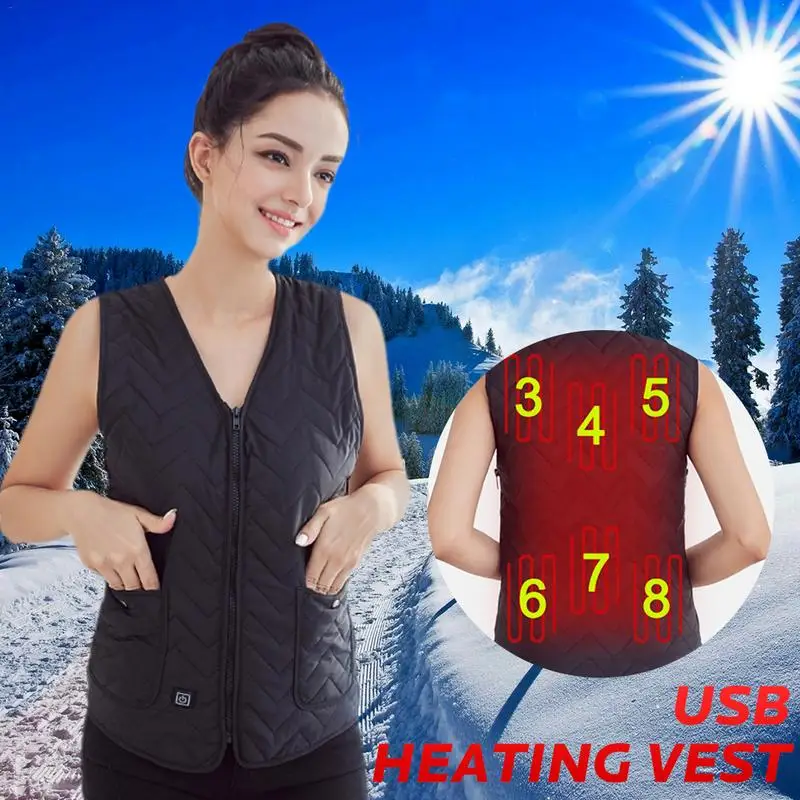 Outdoor Warm Electric Heated Vest Riding Skiing Fishing Cycling USB Charging Electric Heated Clothing Keep Warm Jacket
Outdoor Warm Electric Heated Vest Riding Skiing Fishing Cycling USB Charging Electric Heated Clothing Keep Warm Jacket