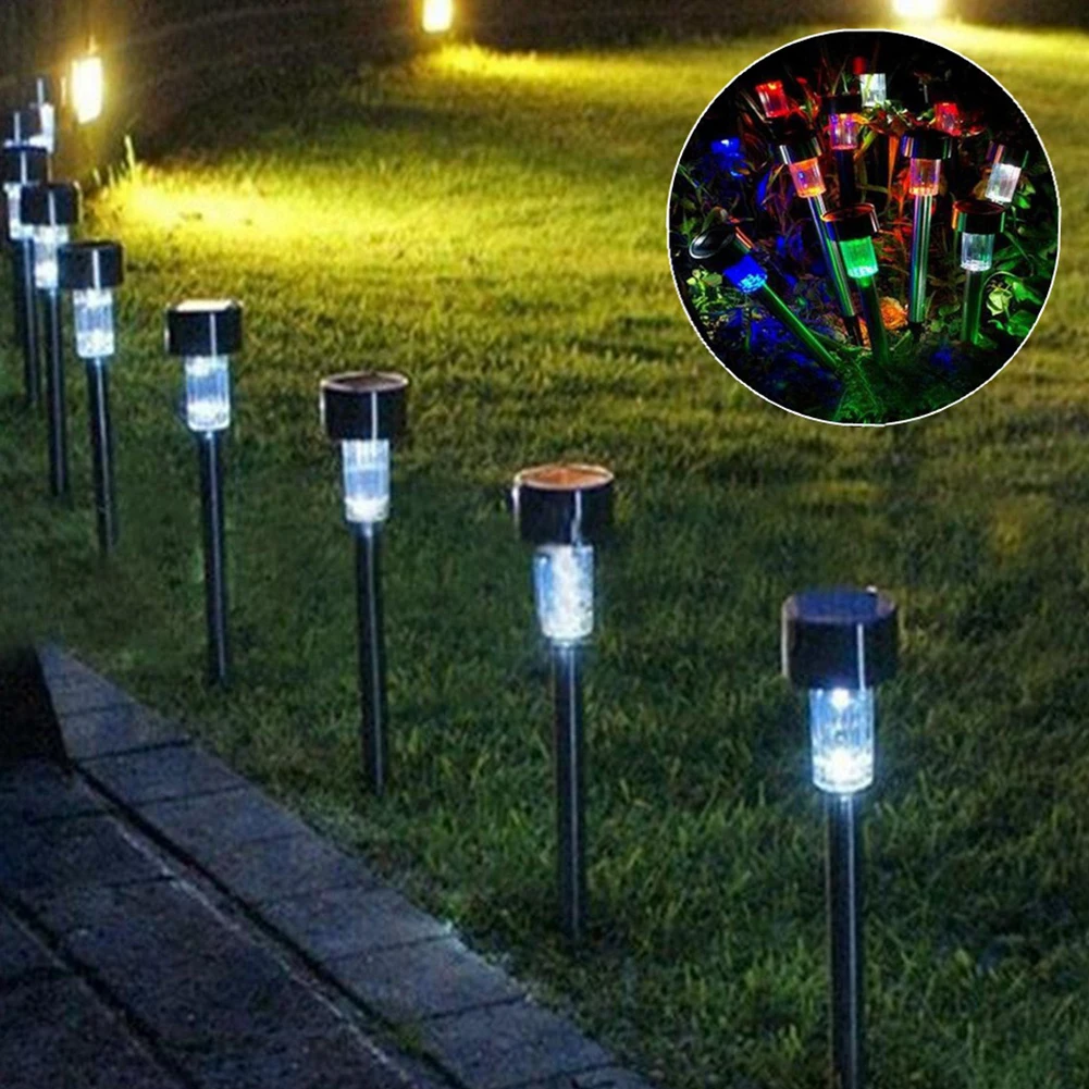 Outdoor Super Bright Lawn Lamp Waterproof Solar Powered Stainless Steel Garden Pin Light Led
Outdoor Super Bright Lawn Lamp Waterproof Solar Powered Stainless Steel Garden Pin Light Led