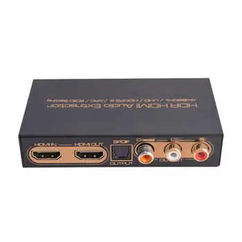 60Hz HDR HDMI True Matrix 4X2 Audio Extractor Switch For Dolby ARC SPDIF EDID 4 In 2 Out HDMI Converter Switcher Splitter
60Hz HDR HDMI True Matrix 4X2 Audio Extractor Switch For Dolby ARC SPDIF EDID 4 In 2 Out HDMI Converter Switcher Splitter