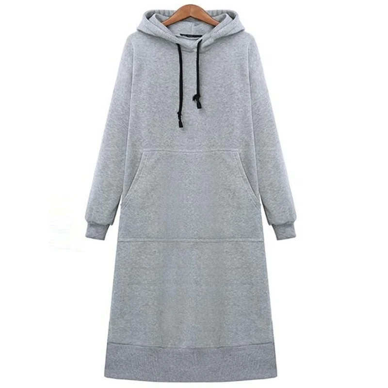 Women Loose Plus Size Sweatshirt Hoodies Long Maxi Dress Jacket Blazer Coat Pullover Belt Solid Cloth Pocket
Women Loose Plus Size Sweatshirt Hoodies Long Maxi Dress Jacket Blazer Coat Pullover Belt Solid Cloth Pocket
