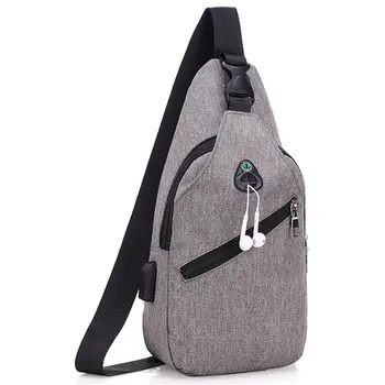 Antitheft Usb Recharging Chest Pack Bag Men Waterproof Crossbody Bag for Women Short Trip Messenger Shoulder Bag
Antitheft Usb Recharging Chest Pack Bag Men Waterproof Crossbody Bag for Women Short Trip Messenger Shoulder Bag