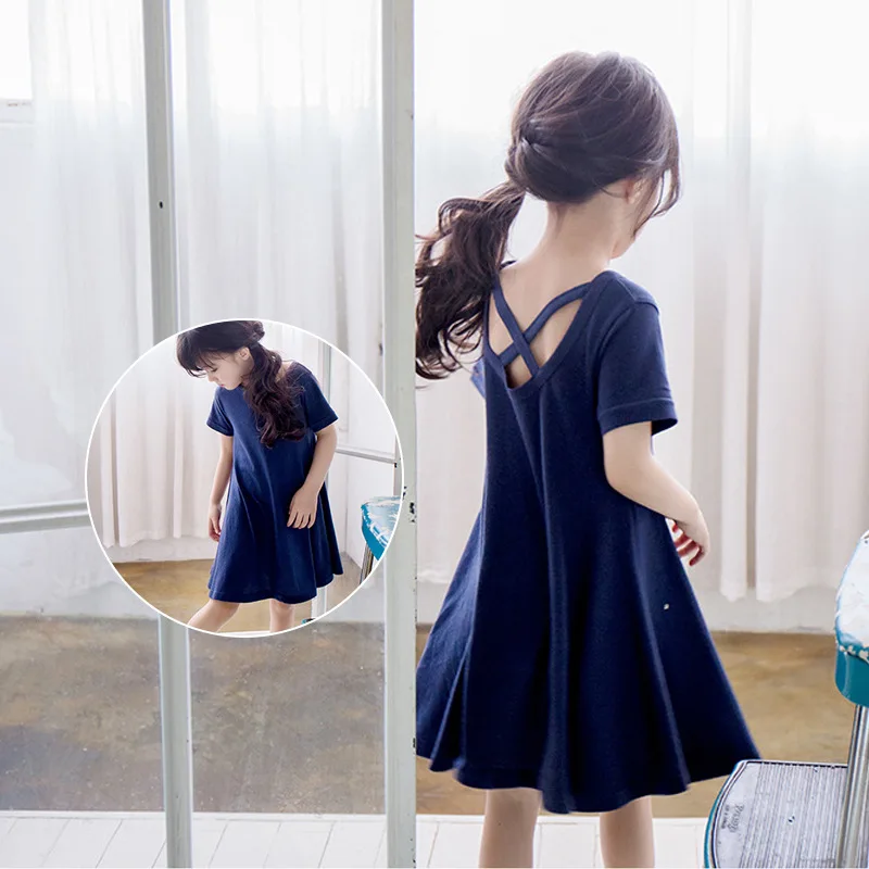 4-14 Yrs Girls Dress Summer Cotton Short Sleeve Blue Princess Dress Elegant A-line Birthday Party Dress Kids Clothes Teenage
4-14 Yrs Girls Dress Summer Cotton Short Sleeve Blue Princess Dress Elegant A-line Birthday Party Dress Kids Clothes Teenage