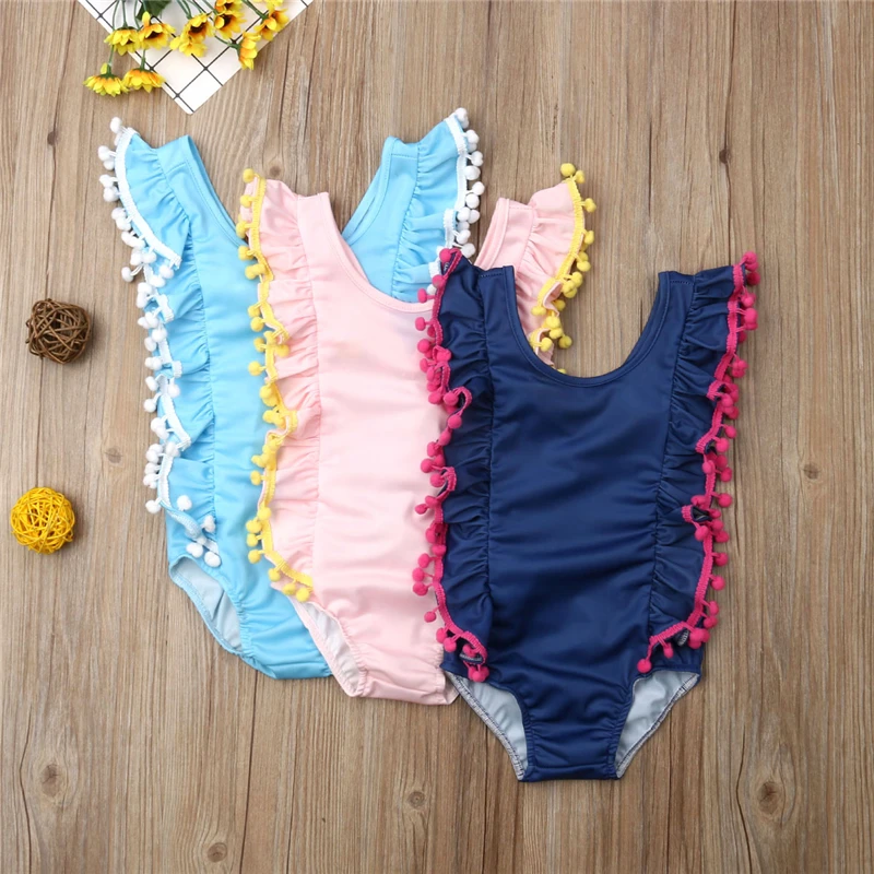 2019 Summer New Brand Kids Girls Solid Tassels Swimwear Sleeveless Costume Bikini Swim Bathing Suit Clothes For Age 1-6Y
2019 Summer New Brand Kids Girls Solid Tassels Swimwear Sleeveless Costume Bikini Swim Bathing Suit Clothes For Age 1-6Y