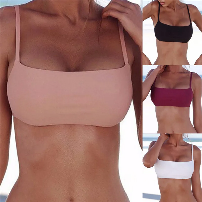 Hot sale 1PC Cheap Swimwear bikinis top Sexy Solid color Push up Unpadded Bra Bandeau Beachwear Swimming maillot de bain femme
Hot sale 1PC Cheap Swimwear bikinis top Sexy Solid color Push up Unpadded Bra Bandeau Beachwear Swimming maillot de bain femme
