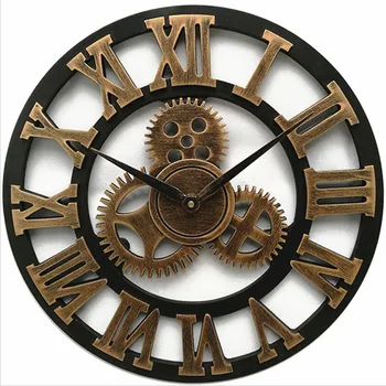 Large Wooden Wall Clock Vintage Gear Clock US Style Living Room Wall Clock Modern Design Decoration For Home Clocks on The Wall
Large Wooden Wall Clock Vintage Gear Clock US Style Living Room Wall Clock Modern Design Decoration For Home Clocks on The Wall