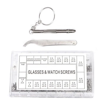 Mayitr 1000pcs Stainless Steel Small Screws Nut Kit for Glasses Sunglass Watch Spectacles Phone Repair Tool Set Kits
Mayitr 1000pcs Stainless Steel Small Screws Nut Kit for Glasses Sunglass Watch Spectacles Phone Repair Tool Set Kits