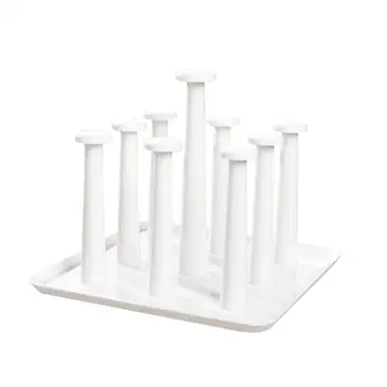 Plastic Nine Cups Holder Hanging Upside Down Cups Organizer Mugs Dryer Cups Rack Kitchen Supplies With Tray
Plastic Nine Cups Holder Hanging Upside Down Cups Organizer Mugs Dryer Cups Rack Kitchen Supplies With Tray