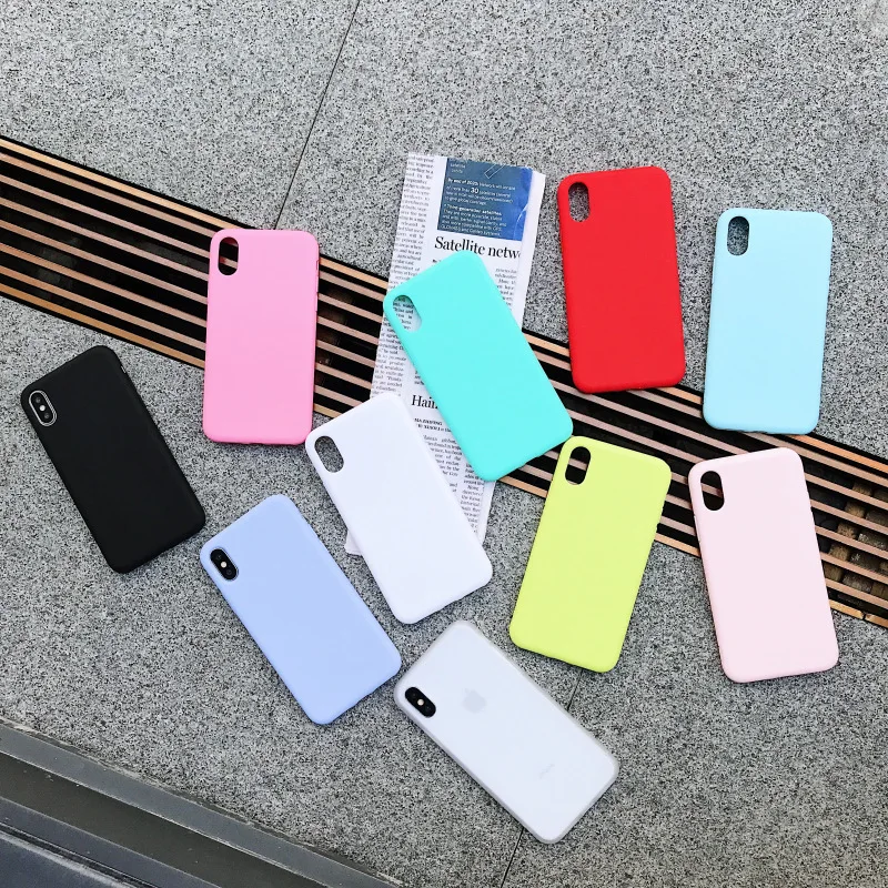 Candy Color TPU Rubber Silicone Case for iPhone 7 Matte Frosted Soft Cover Protection Case for iPhone 6 6S 7 8 Plus X 10 6 Cases
Candy Color TPU Rubber Silicone Case for iPhone 7 Matte Frosted Soft Cover Protection Case for iPhone 6 6S 7 8 Plus X 10 6 Cases
