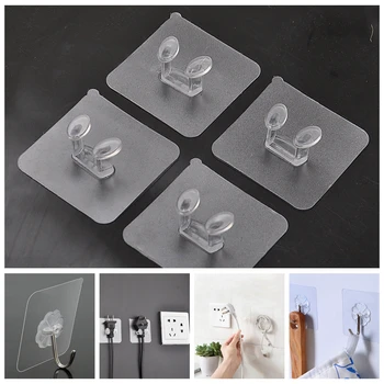 10pcs Traceless Anti-Skid Hooks Socket Plug Holder Transparent Suction CupSucker For Home Storage Kitchen Wall Shelf Key Shelves
10pcs Traceless Anti-Skid Hooks Socket Plug Holder Transparent Suction CupSucker For Home Storage Kitchen Wall Shelf Key Shelves
