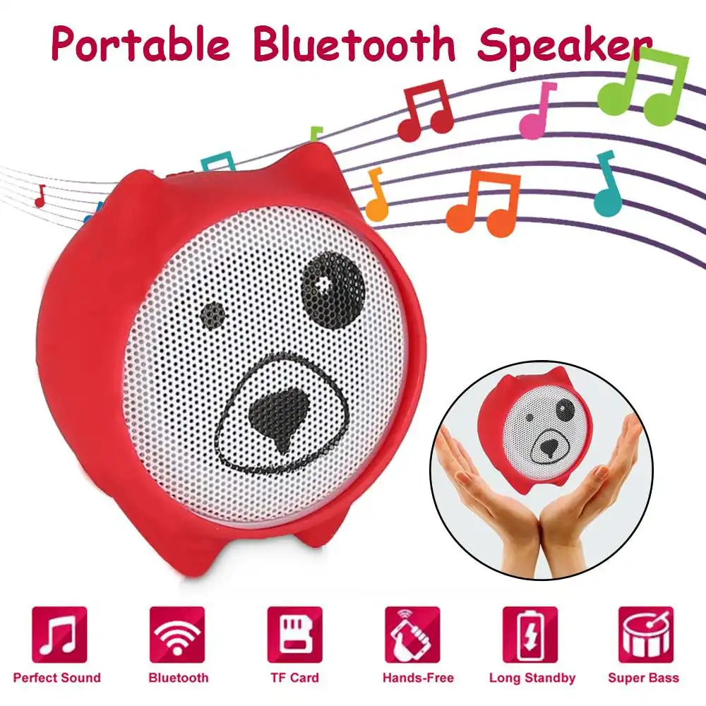 Mini Cute Audio Wireless Bluetooth Speaker Portable Cartoon Outdoor Bluetooth Speaker Wireless Voice Call Bluetooth connection
Mini Cute Audio Wireless Bluetooth Speaker Portable Cartoon Outdoor Bluetooth Speaker Wireless Voice Call Bluetooth connection
