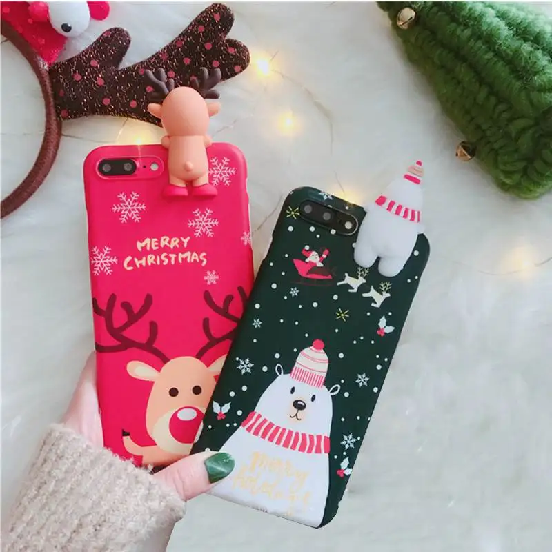 Bakeey Phone Case with kawaii Squishies for iphone XS Max XR 7 8 Plus Cartoon Christmas bear& Snowman Soft TPU Back Cover case
Bakeey Phone Case with kawaii Squishies for iphone XS Max XR 7 8 Plus Cartoon Christmas bear& Snowman Soft TPU Back Cover case