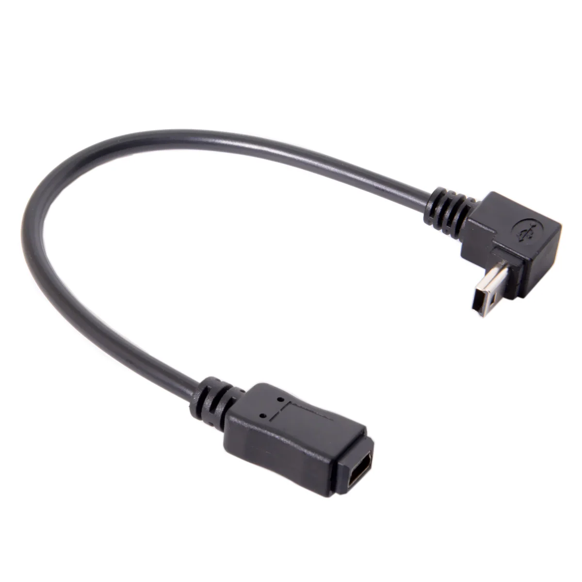 Удлинительный кабель 20 см Папа-мама Mini Usb 5Pin 90d | Компьютеры и офис