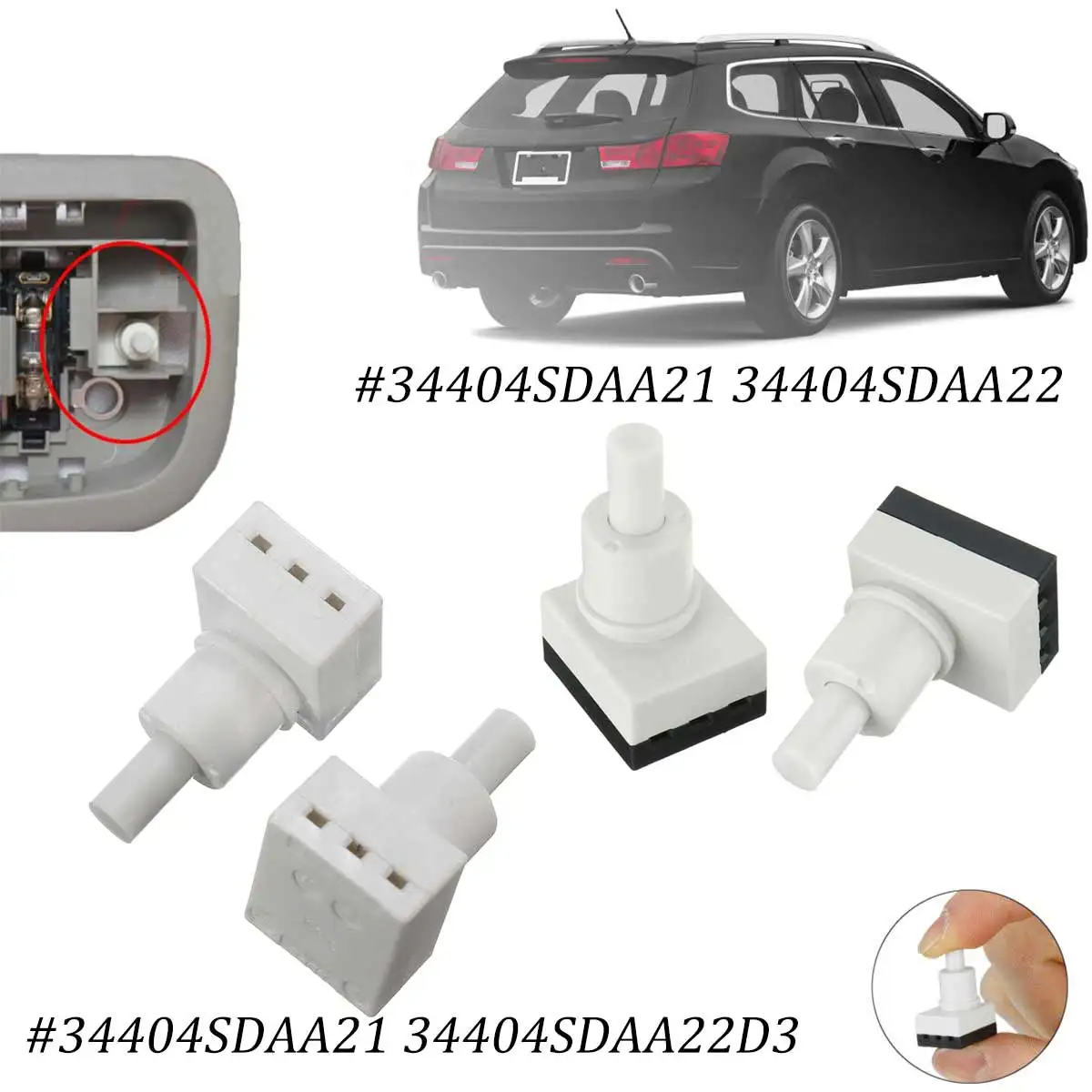 Pair Interior Dome Light Lamp Switch Sensor Fit for Honda for Accord for CR-V Pilot for Odyssey Pilot 34404SDAA21 34404SDAA22
Pair Interior Dome Light Lamp Switch Sensor Fit for Honda for Accord for CR-V Pilot for Odyssey Pilot 34404SDAA21 34404SDAA22