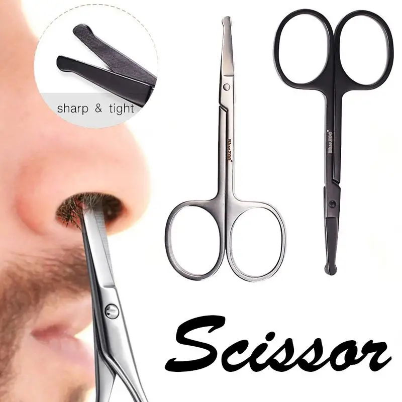 Fashion Stainless Steel Nose Hair Scissors Ear Facial Trimmers Cut Small Eyebrow Scissors Manicure Round Head Beauty Tools
Fashion Stainless Steel Nose Hair Scissors Ear Facial Trimmers Cut Small Eyebrow Scissors Manicure Round Head Beauty Tools