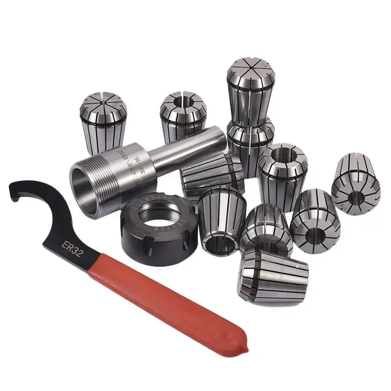 Topselling 3/4 Straight Shank ER32 Chuck With 11 PC Collets Set Morse Taper Holder For CNC Milling Lathe Tool
Topselling 3/4 Straight Shank ER32 Chuck With 11 PC Collets Set Morse Taper Holder For CNC Milling Lathe Tool